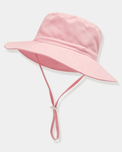 Wide brim bucket hat