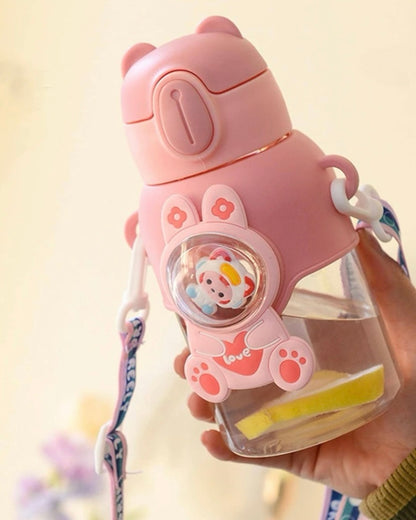 Pink water bottle 600 ML