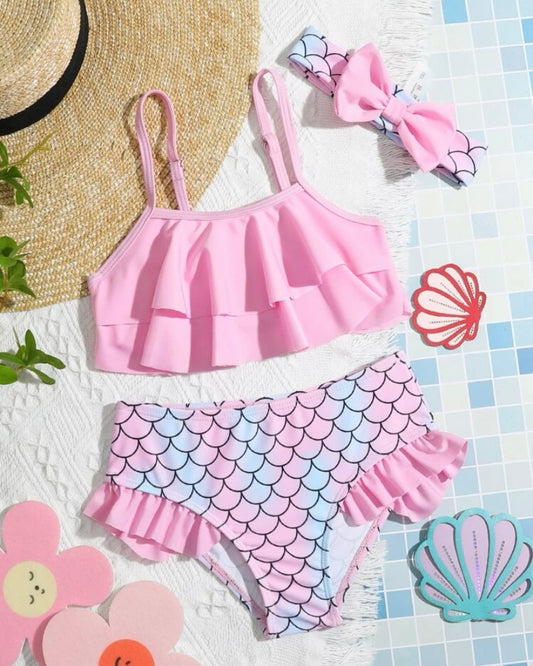 Toddler mermaid bikini set