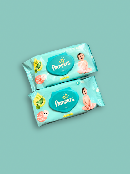 Pampers wet wipes - 72 wipes pack