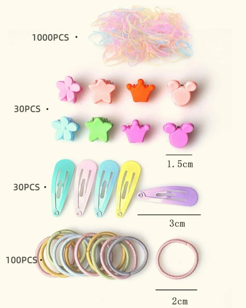 Boxed girl hair accessory set