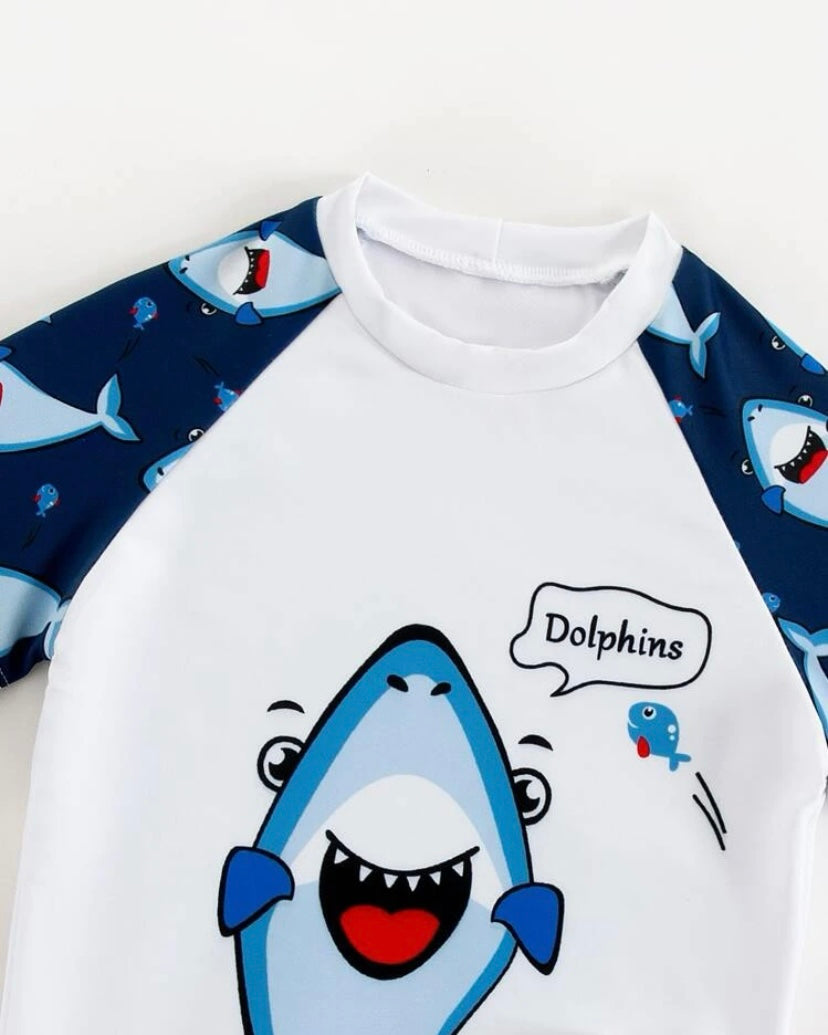 Toddler boys shark swimsuit