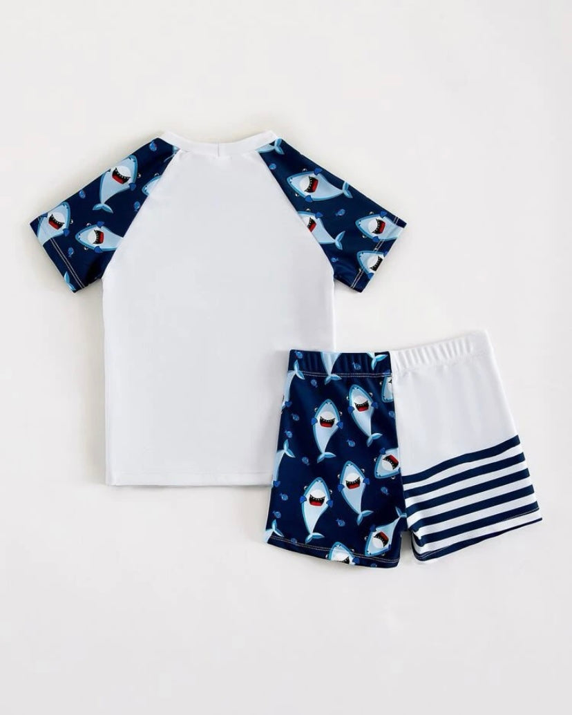 Toddler boys shark swimsuit