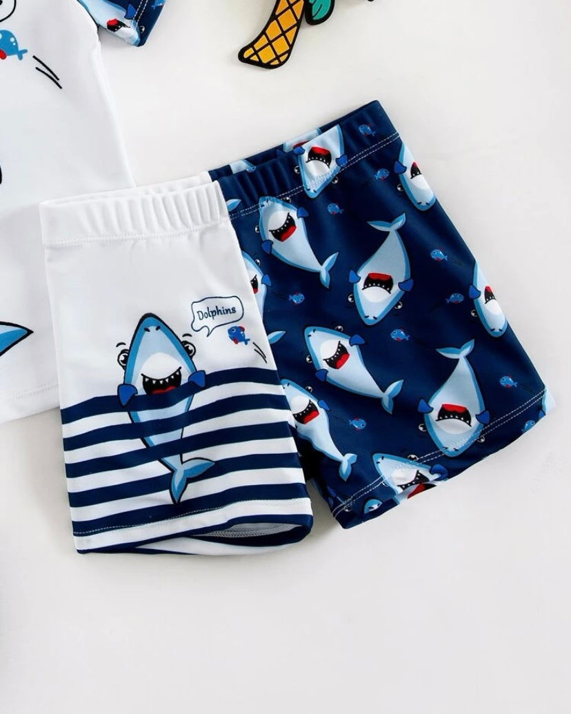 Toddler boys shark swimsuit